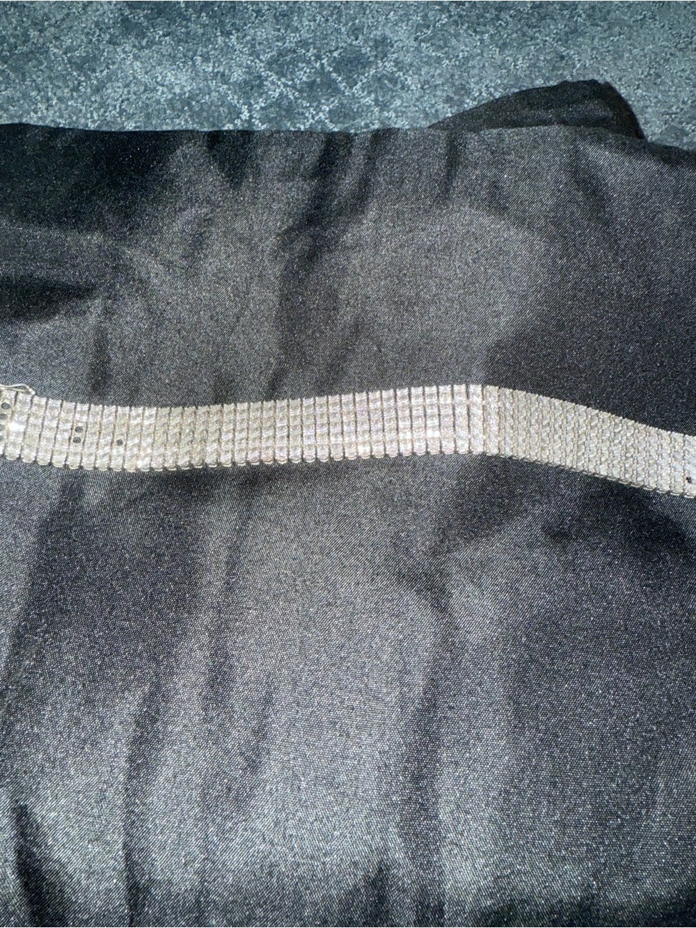 Elegant Diamond Tennis Bracelet in Silver